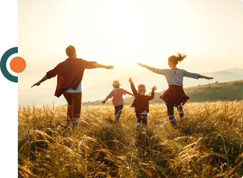 families playing