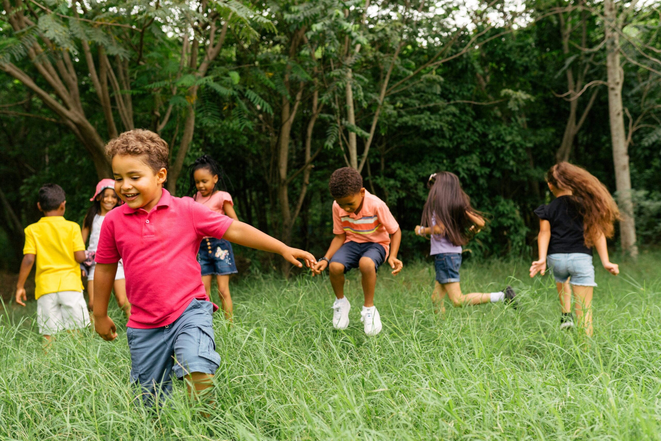 kids playing outside